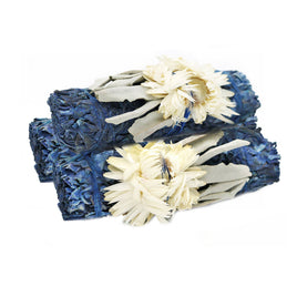 Blue Moon Multi Floral White Sage Smudge Stick (4 in.)