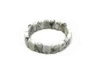 Howlite Faceted Beads Bracelet