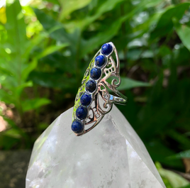 Lapis Lazuli Bohemian-Style Gemstone Ring