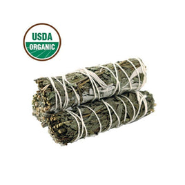 Mugwort & White Sage Smudge Stick 4"