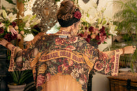 Sacred Heart Courage Dear Heart Opera Duster Kimono Robe w/