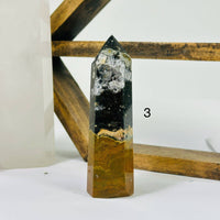 Ocean Jasper Crystal Polished Point Tower (#2)