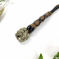 Crystal Pyrite Enchantment Wand - Altar Décor