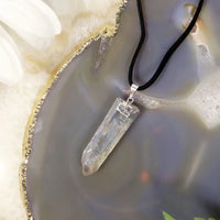 Angel Aura Crystal Point Pendant