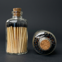 Matches in Apothecary Jar - No Label