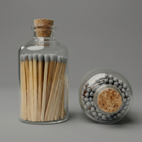 Matches in Apothecary Jar - No Label