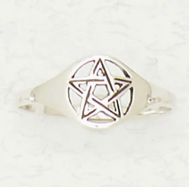 9- Pentacle 925 Sterling Silver Ring