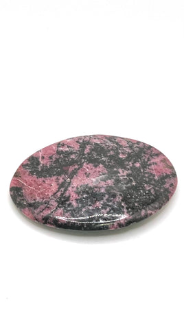 Rhodonite Palm Stone (3–3.5")