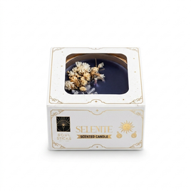 Selenite Crystal Smudge Candle