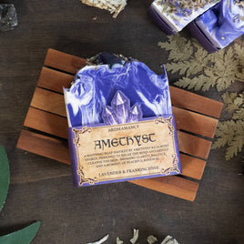 Amethyst Crystal Soap