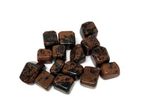 Mahogany Obsidian Tumbled Stone (3/4"–1.5") - 1 lb