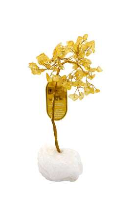 Lrg Citrine Crystal Tree (100 Beads)