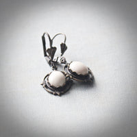 Carnelian Small Vintage Style Drop Earrings