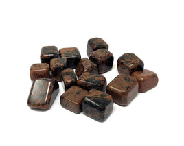 Mahogany Obsidian Tumbled Stone (3/4"–1.5") - 1 lb