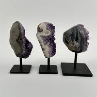 Amethyst Stalactite on Metal Stand (#02)