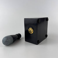 Pentacle Soapstone Mortar & Pestle (4 × 4 × 2.5"H)