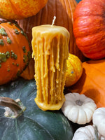 Beeswax Drippy Pillar Candle