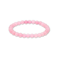 Rose Quartz Beaded Bracelet - Madagascar: 8mm