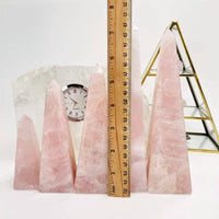 >200g - Rose Quartz Crystal Towers Obelisk