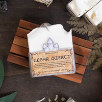 Clear Quartz Crystal Soap