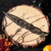 Star Handle Golden Sheen Obsidian Knife - Athame