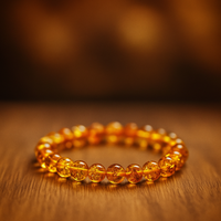 Light Amber Bracelet 8mm - Russia
