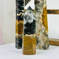 Ocean Jasper Crystal Polished Point Tower (#2)