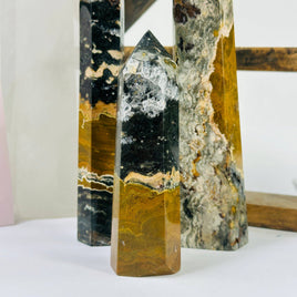 Ocean Jasper Crystal Polished Point Tower (#2)