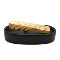 Black Ceramic Smudge Stick Holder (5 in.) -