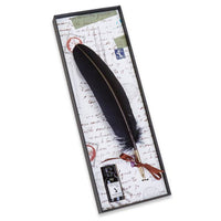 Burgundy - Turkey Quill Nib Pen & Ink Set