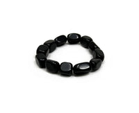 Black Obsidian Tumbled Stone Bracelet