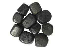 Hematite Tumbled Stone (3/4"–1.5") - 1 lb