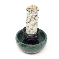 Black Smudge & Palo Santo Stick Holder - 2"H