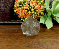 500-600g.- Crystal Raw Smoky Quartz Semi-Polished Point