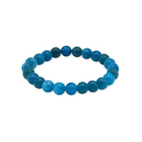 Apatite 8mm Beaded Bracelet - Madagascar