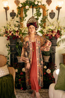 Sacred Heart Courage Dear Heart Opera Duster Kimono Robe w/