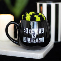 Strange & Unusual Gothic Halloween Mug and Socks Set