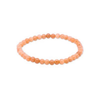 Sunstone Beaded Bracelet - Tanzania: 8mm