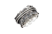 Joy & Abundance Sterling Silver Meditation Spinner Ring