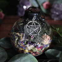 Protection Witch Ball with Stand - Bronze