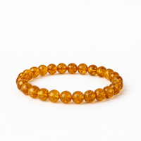 Light Amber Bracelet 8mm - Russia