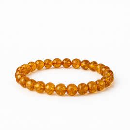 Light Amber Bracelet 8mm - Russia
