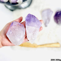 Amethyst Raw Crystal Points (200–300g)