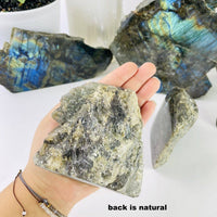 Large Labradorite Crystal Cut Base (1.5–2kg)