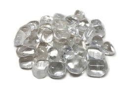 Crystal Quartz Tumbled Stone - a Quality (3/4"–1.5") - 1 lb