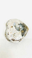 ≈3" Ocean Orbicular Jasper Heart