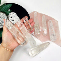 Crystal Quartz Massage Wand (150–200g)