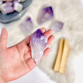 Amethyst Raw Crystal Points (200–300g)