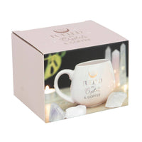 Crystals and Coffee Rounded Mug
