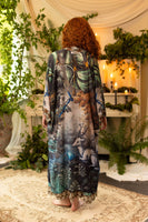 Theatre of Dreams Opera Duster Kimono Robe w/ Deer, Forest